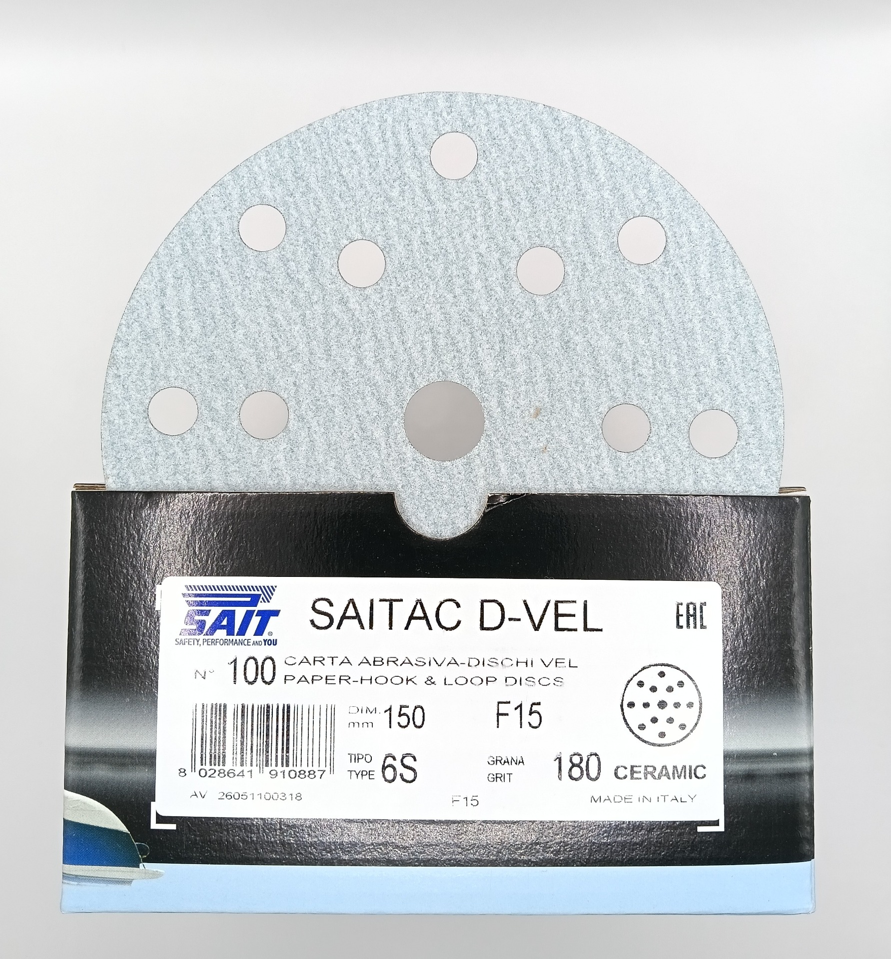 Disc abraziv ceramic 6S P180 - SAIT