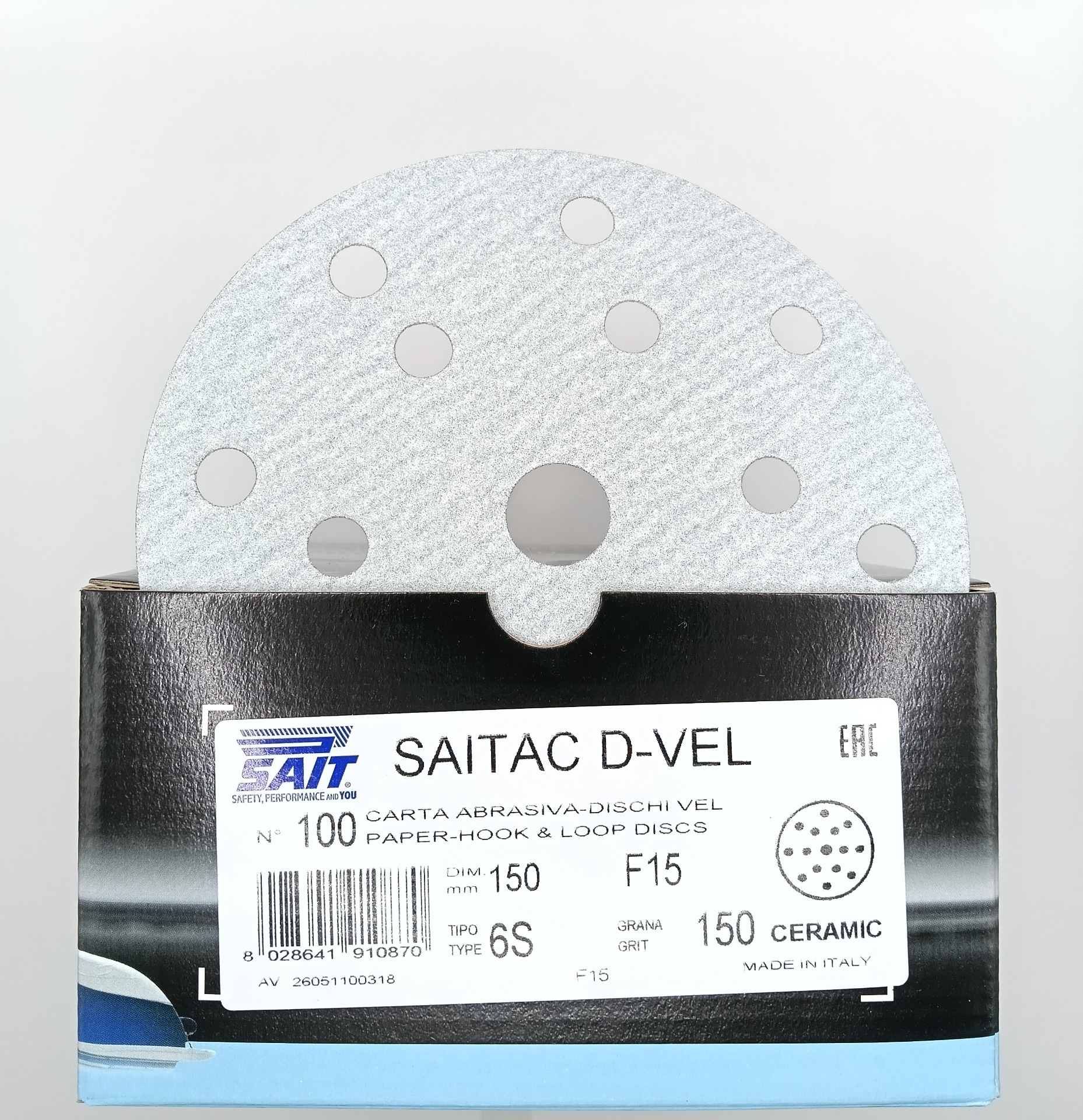 Disc abraziv ceramic 6S P150 - SAIT